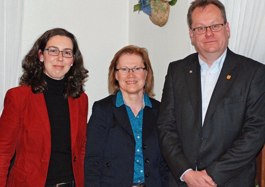 Vorstand der CDU Eime/Deinsen: stv. Vorsitzende Corinna Fischer, Schatzmeisterin Annette Neufeldt, Vorsitzender Martin Mundhenke (von links).